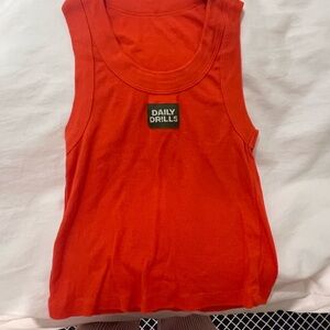Daily Drills Red Tank Top